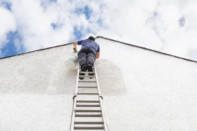 Peinture extérieure aux Essards-Taignevaux — façades et ravalement