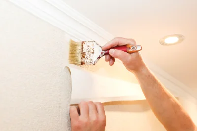 Pose de papier peint aux Essards-Taignevaux — revêtements muraux et toiles de verre
